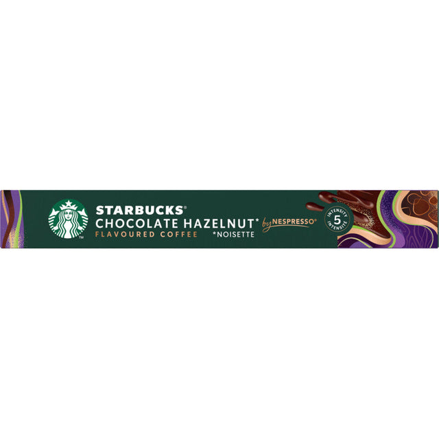 Starbucks Nespresso chocolate hazelnut 10 capsules 51g