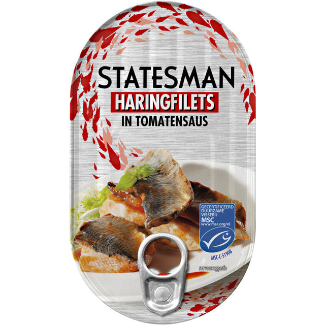 Statesman Herring Fillets in Tomato Sauce 190g