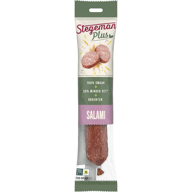 Stegeman Plus salami Cured sausage 200g