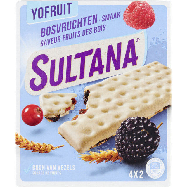 Sultana Yofruit Forest Fruits Biscuits 143g