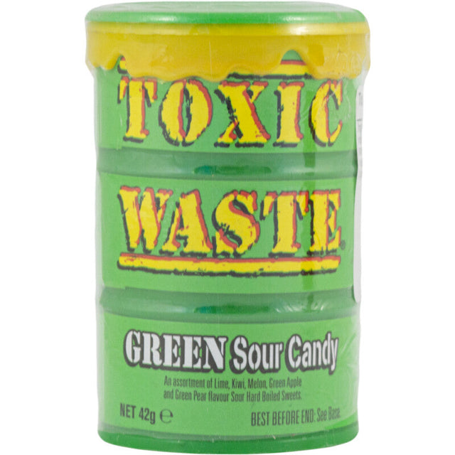 Toxic Waste Green sour candy 42g