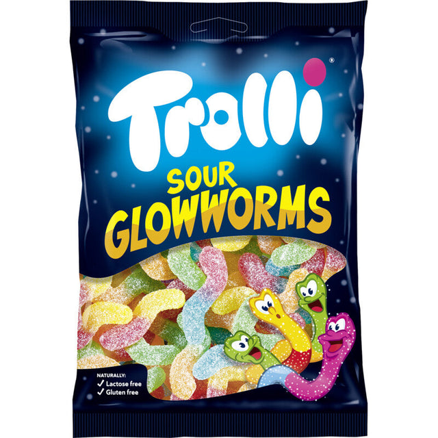 Trolli Sour gloeiwormen 200g