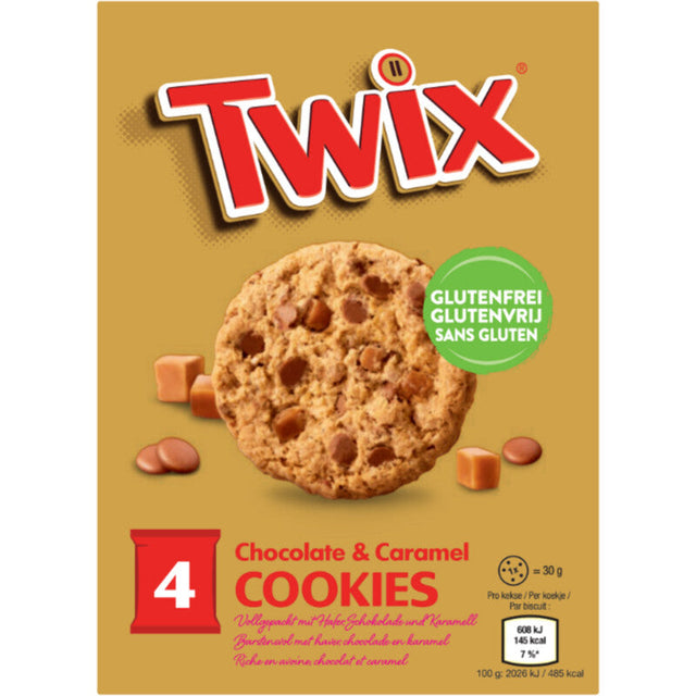 Twix Chocolate & caramel cookies gluten free Biscuits 120g