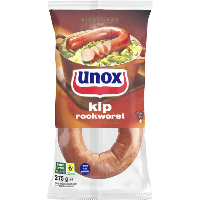 Unox Smoked Sausage Chicken 275g