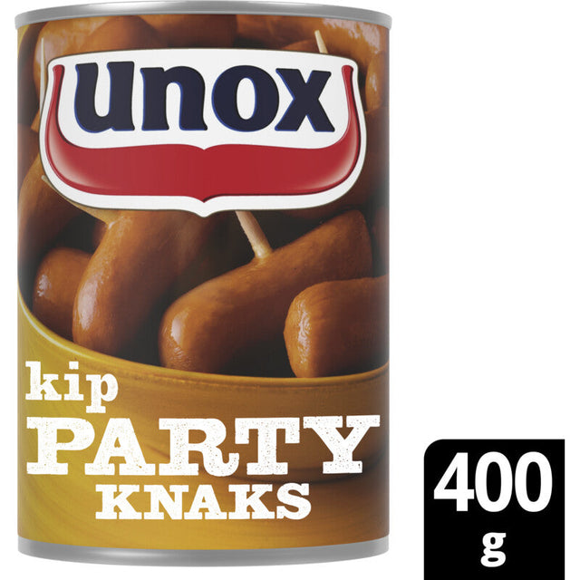 Unox Chicken party knaks Frankfurter sausages 400g