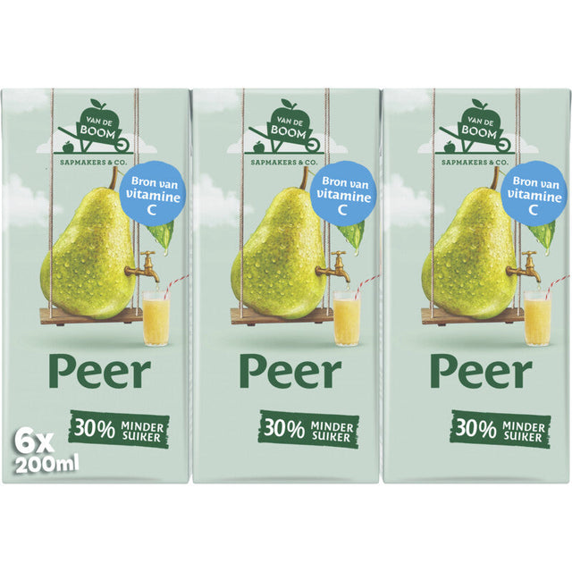 Van de Boom Pear Fruit drink 6 × 200ml