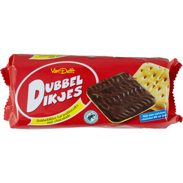 Van Delft Dubbeldikjes Dark Chocolate 295g