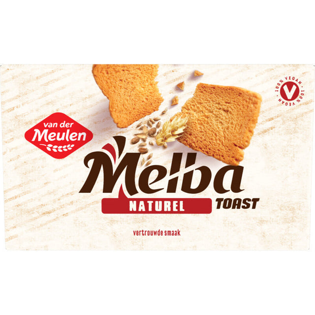Van der Meulen Melba toast Original Crackers and savoury biscuits 120g