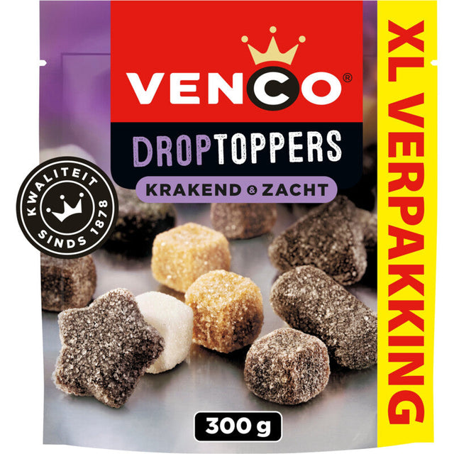 Venco Droptoppers krakend & Soft Value Pack Liquorice 300g