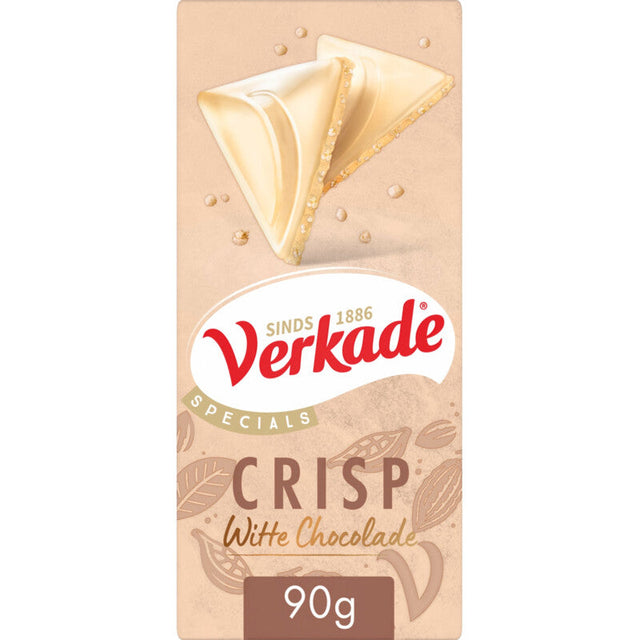 Verkade Specials crisp White Chocolate Bar 90g