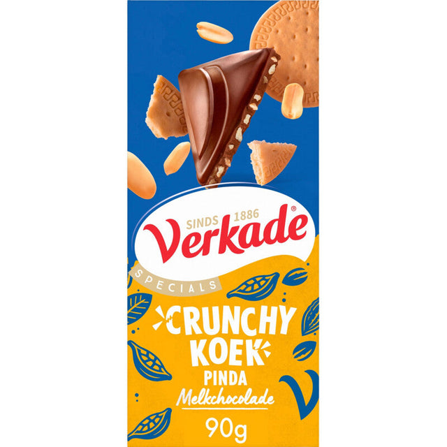 Verkade Specials crunchy Biscuit Peanut Milk 90g