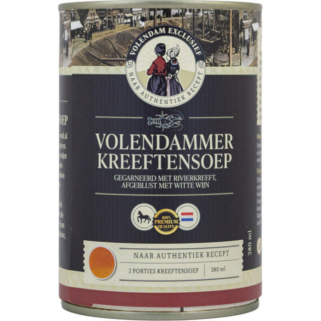 Volendam Exclusief Volendammer kreeftensoep Soup 380g