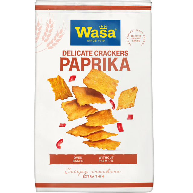 Wasa Delicate crackers paprika Crispbread 150g