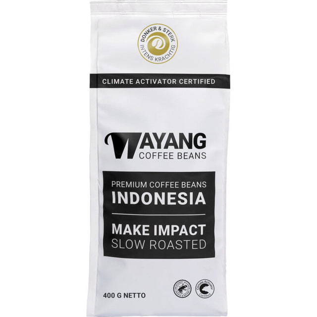 Wayang Dark & sterk Coffee Beans 400g