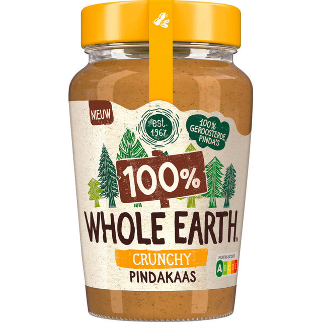Whole earth Crunchy 100% Peanut Butter 340g