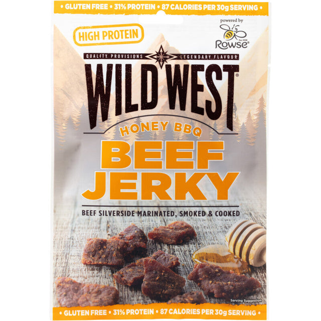 Wild West Beef jerky honey BBQ 60g