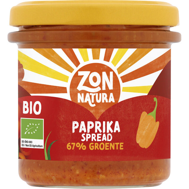 Zonnatura Paprika spread 67% Vegetable 135g