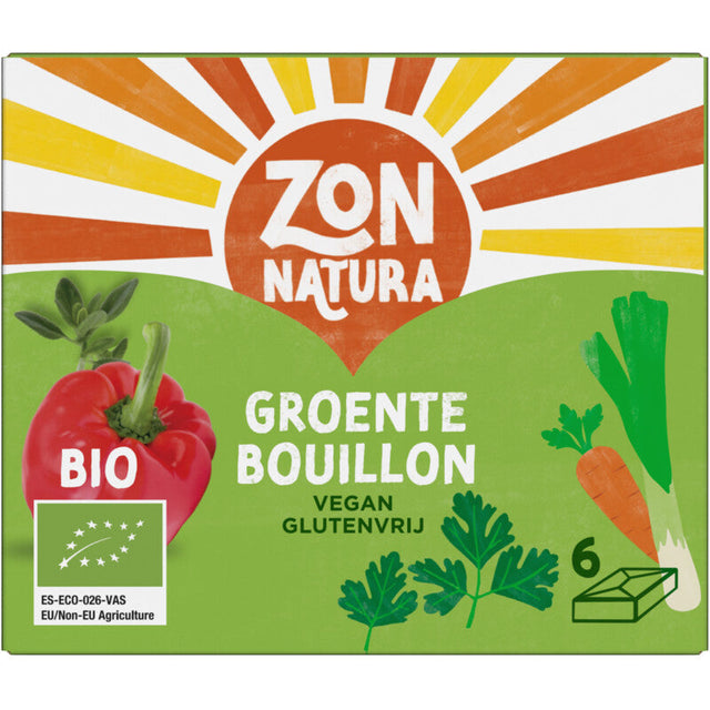 Zonnatura Vegetable Stock tabletten 66g