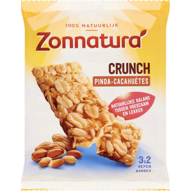 Zonnatura Crunch Peanut Bars 135g