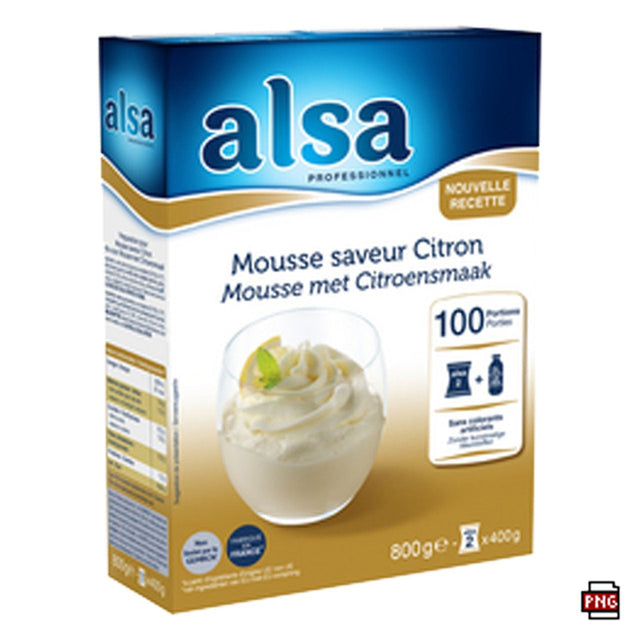 Alsa Mousse With Lemon Flavor, 800g