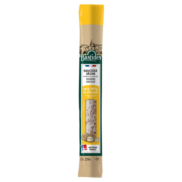Bastides Extra Dry Sausage with Périgord Walnuts - Worldwide Delivery - Order Online