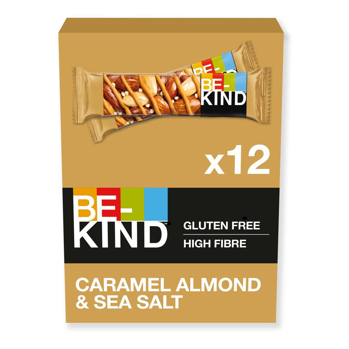 Be-Kind Energy Bar Karamel-Almond Sea Salt 12x40G - Worldwide Delivery - Order Online