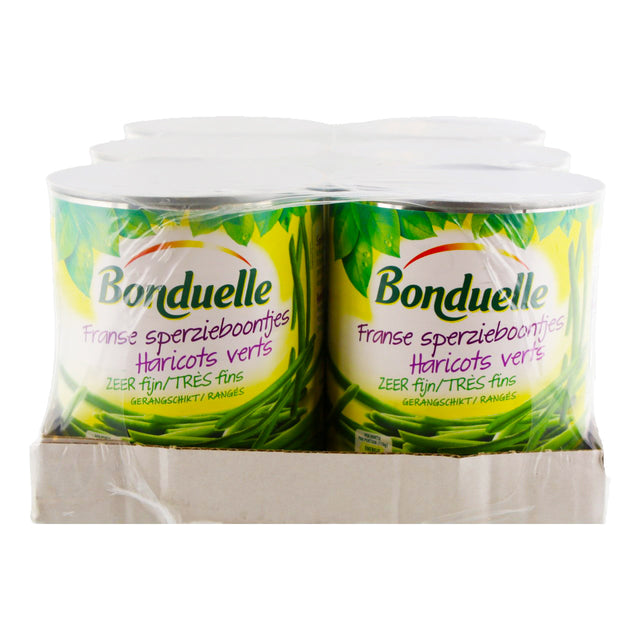Bonduelle French Green Beans Extra Sturdy 6x800G - Worldwide Delivery - Order Online