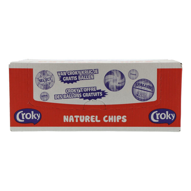 Croky Chips Natural 20x40G - Worldwide Delivery - Order Online