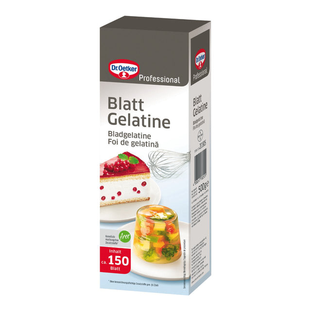 Dr. Oetker Blatt Gelatin - Worldwide Delivery - Order Online