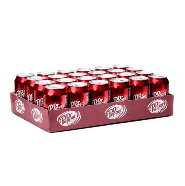 Dr. Pepper Soft Drink 24x330ml - Worldwide Delivery - Order Online