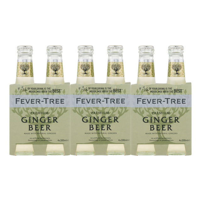 Fever-Tree Ginger Beer Premium 24x200ml - Worldwide Delivery - Order Online