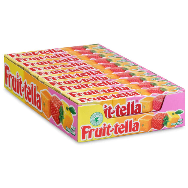Fruitella Summerfruit Strawberry, Lemon, Orange 20x41G - Worldwide Delivery - Order Online