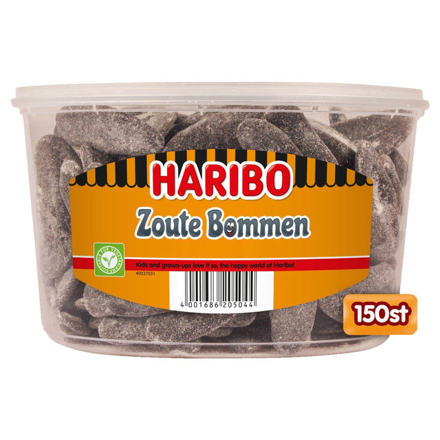 Haribo Licorice Zoute Bombs - Worldwide Delivery - Order Online