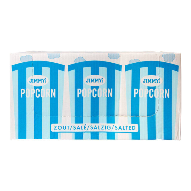Jimmy's Popcorn Salt Tub 6x90G - Worldwide Delivery - Order Online