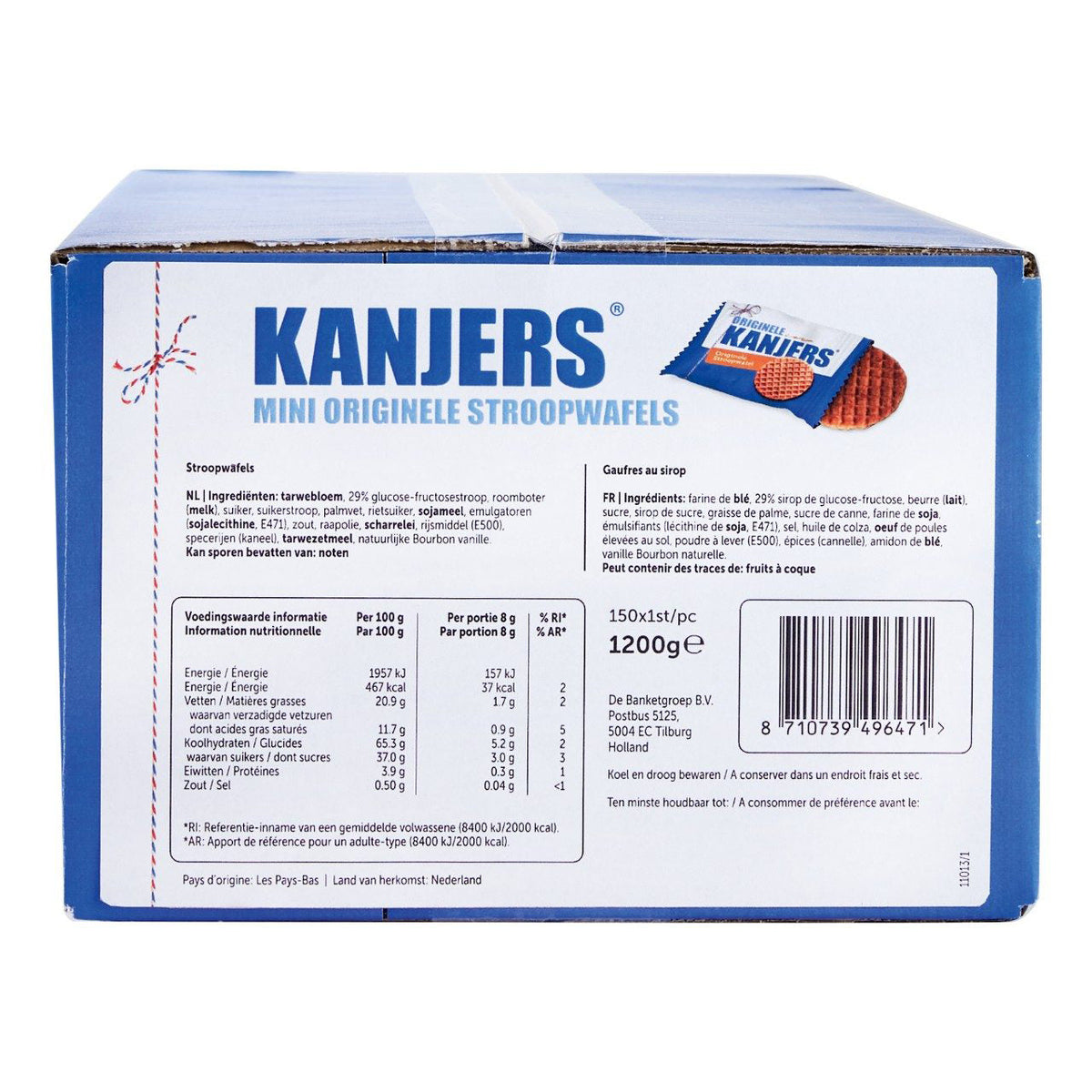 Kanjers Stroopwafel Mini 150x8G - Worldwide Delivery - Order Online