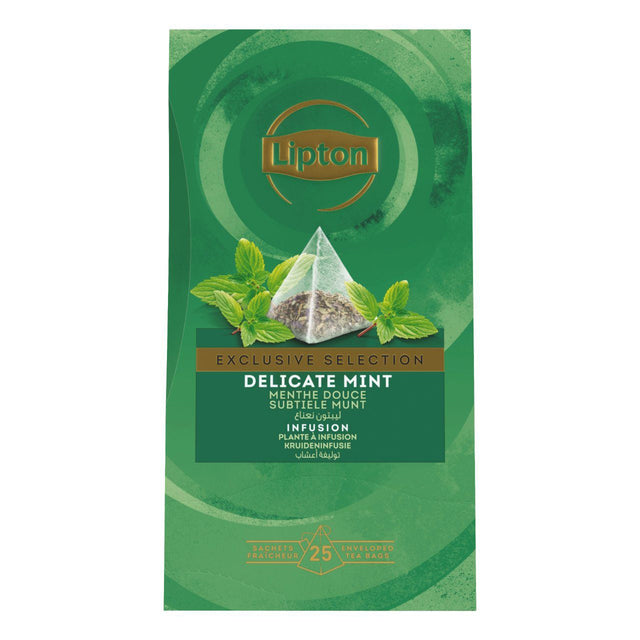 Lipton Tea Delicate Mint 25-Pack - Worldwide Delivery - Order Online