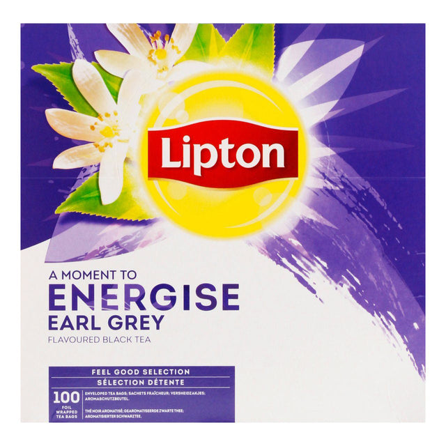 Lipton Tea Earl Gray 100-Pack - Worldwide Delivery - Order Online