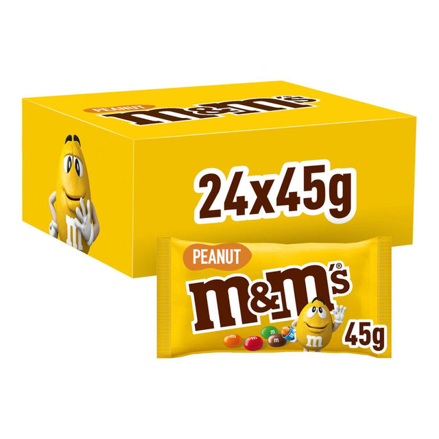 M&M's Peanut 24x45G - Worldwide Delivery - Order Online