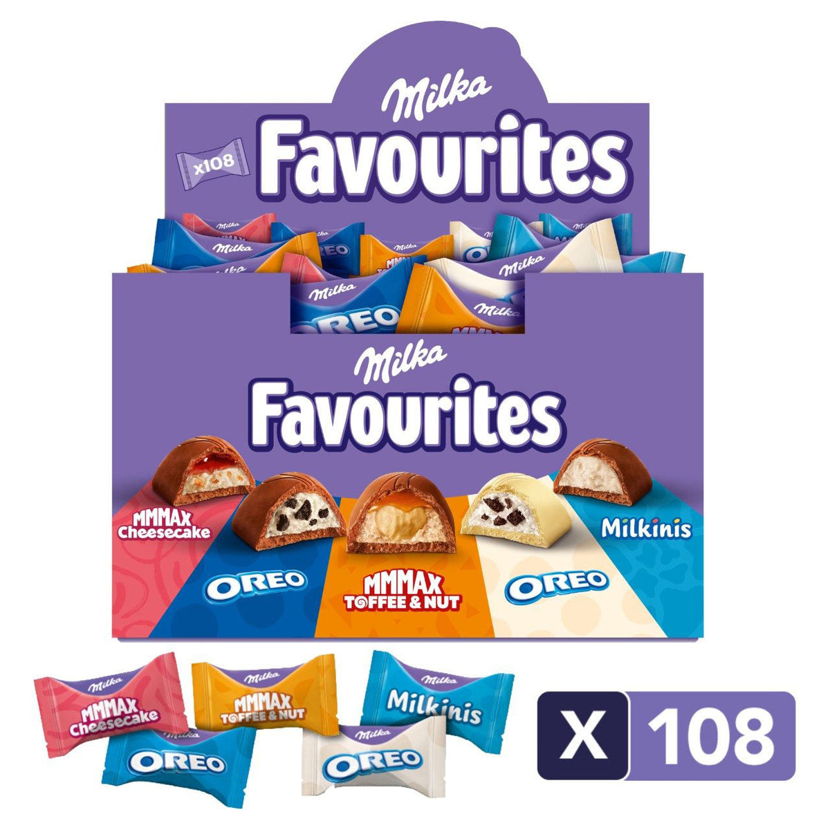 Milka Mini Chocolate Pieces Mix - Worldwide Delivery - Order Online
