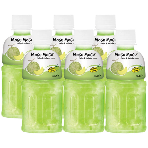 Mogu Mogu Melon Flavoured Drink 6x320ml - Worldwide Delivery - Order Online
