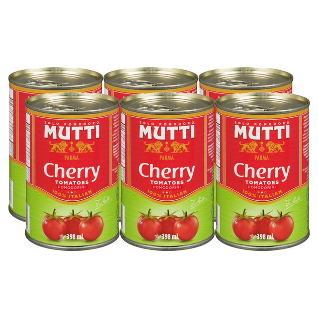 Mutti Cherry Tomatoes 6x400G - Worldwide Delivery - Order Online