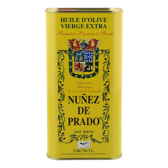 Nuñez The Prado Olive Oil Extra Virgin, Bio - Worldwide Delivery - Order Online