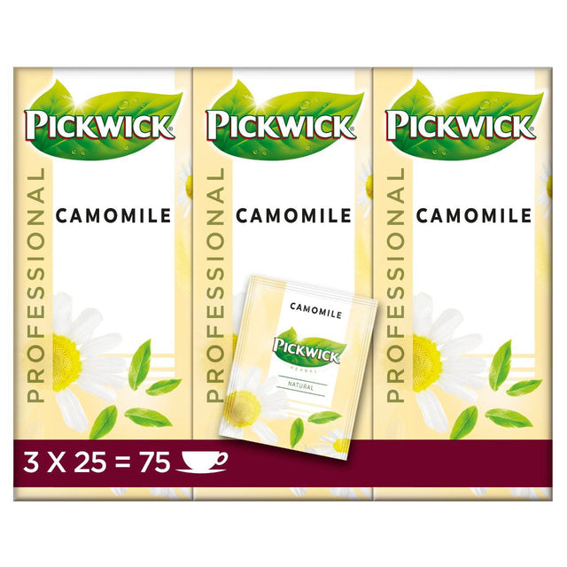 Pickwick Professional Chamomile 75-Pack - Worldwide Delivery - Order Online
