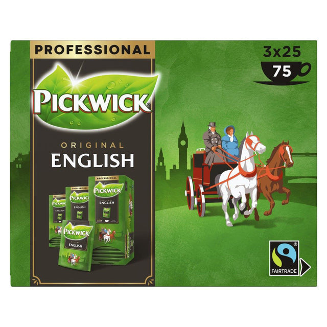 Pickwick Professional English Fair Trade 75-Pack - Worldwide Delivery - Order Online