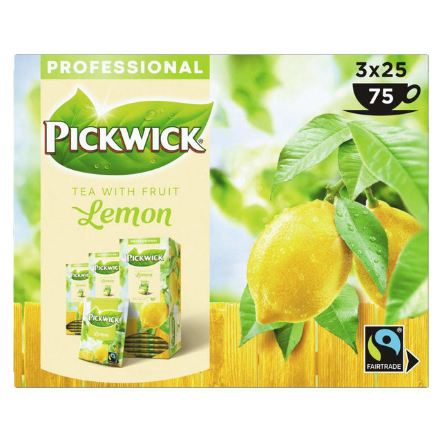 Pickwick Professional Citroen Fairtrade 75-Pack - Worldwide Delivery - Order Online