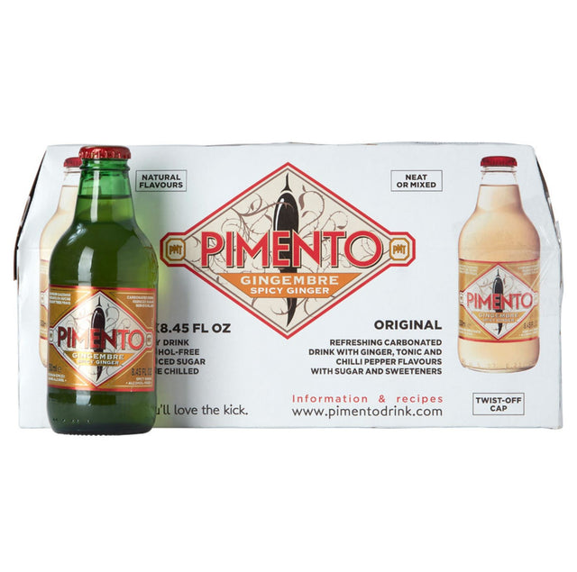 Pimento Spicy Ginger Alcohol-Free Drink mixer, 10 × 250ml
