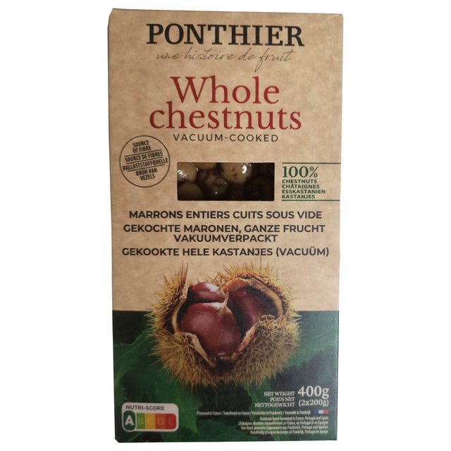 Ponthier Chestnuts Cooked - Worldwide Delivery - Order Online