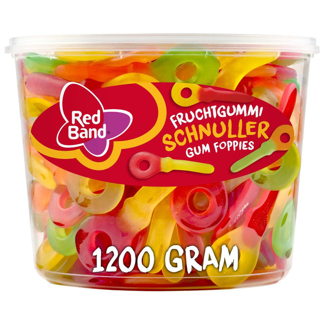 Red Band Gum Foppies Fruit Gums, 100g