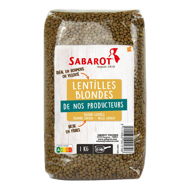Sabarot Blonde Lentils, 1kg