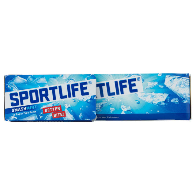 Sportlife Chewing Gum Smashmint 24x18G - Worldwide Delivery - Order Online